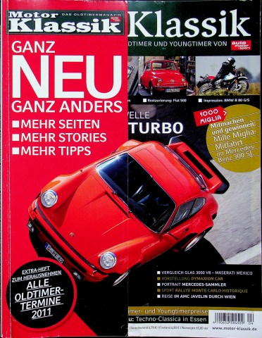 Deckblatt Motor Klassik (04/2011)